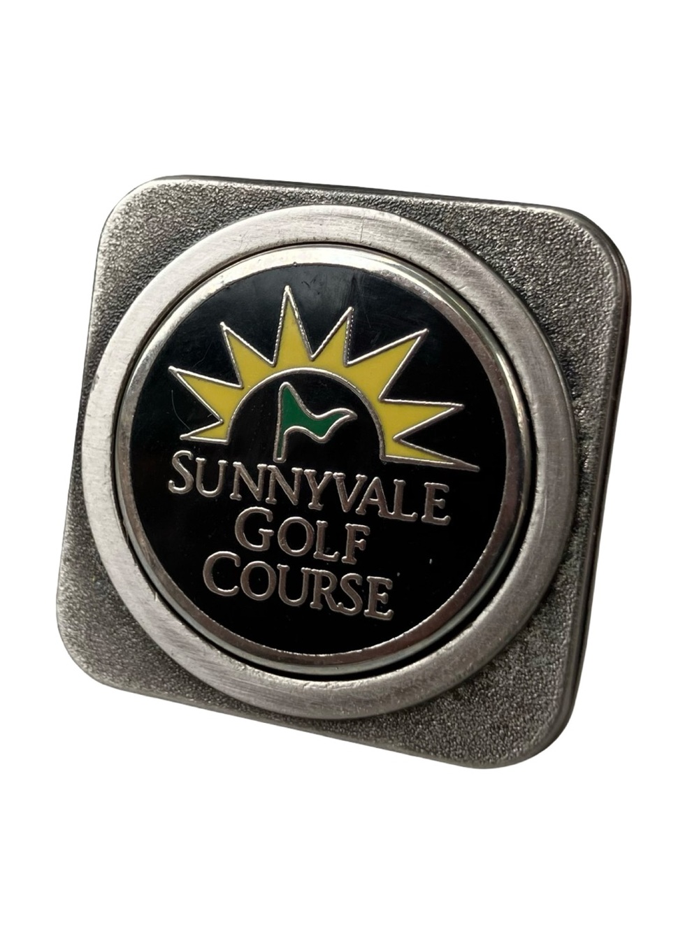 Golf Pro Magnetic Golf Ball Marker Sunnyvale Golf Course Clip On Silicon Valley
